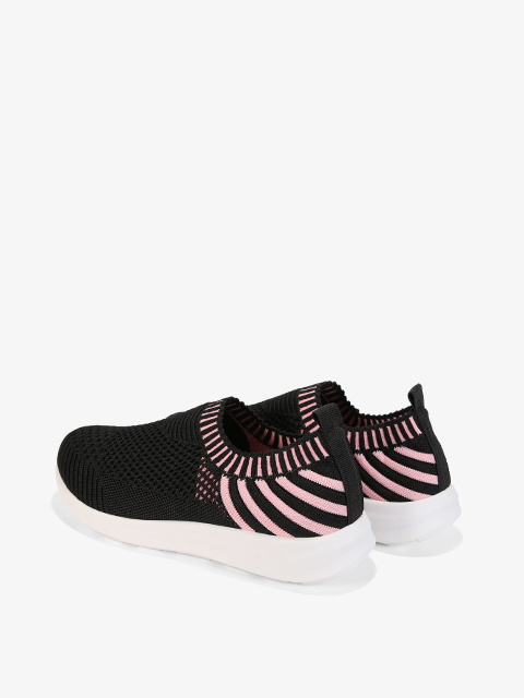 花 ALBAROSA Buty sportowe #Z48 czarno-różowe